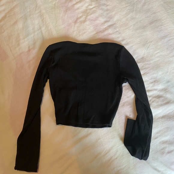 Garage Long Sleeve Crop Top - Picture 3 of 3